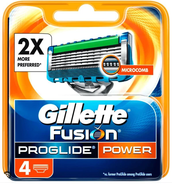 Recharge De Lames Gillette Fusion POWER - Pack De 10 - Compatible ProGlide/ProShield - Neuf