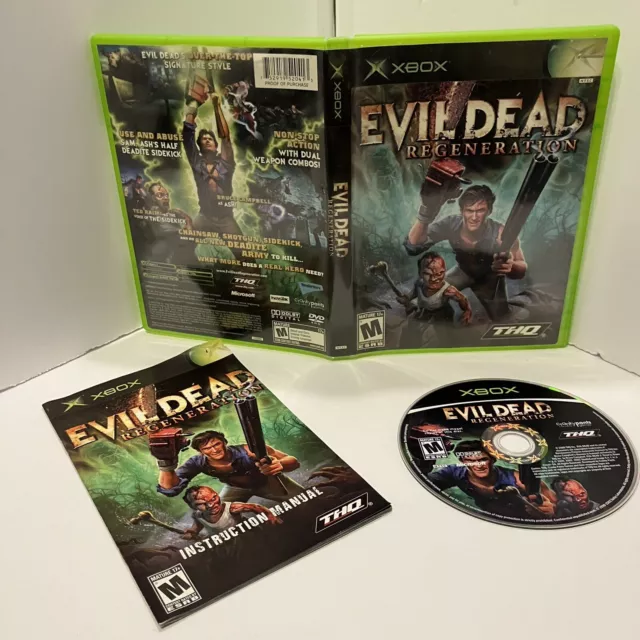 PlayStation 2 PS2 Game Evil Dead Regeneration CIB Complete In Box Excellent  Cond 752919460702