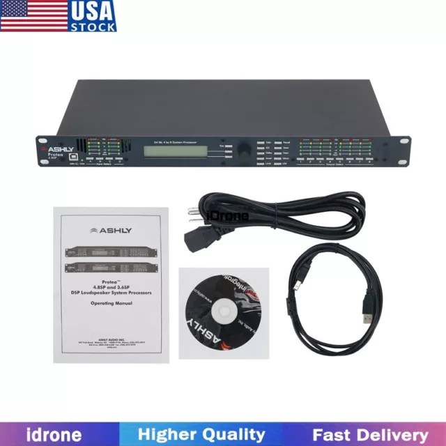 4.8SP DSP Digital Audio Processor Software 4 In 8 Out Professional Sound System