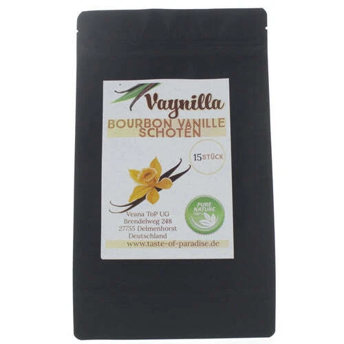 Vanilla Bourbon Beans (15 Pcs 12-13cm) 100% Natural Madagascar