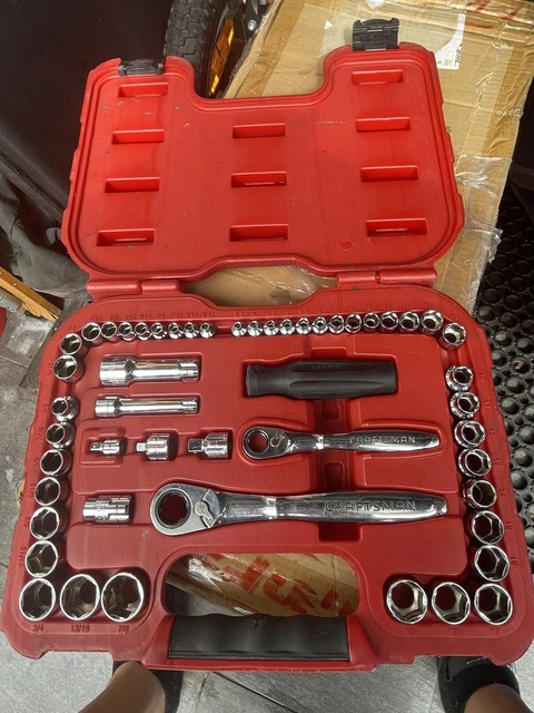Laser 7054 - Set Di Bussole Passanti 1/2" 28 Pezzi, Con Cricchetti E Bit Impatto, Valigetta