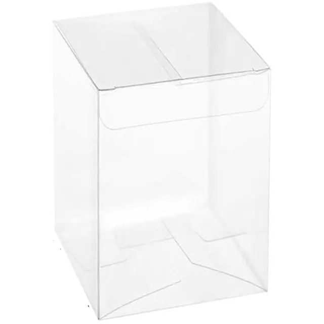 20 SCATOLE BOMBONIERE TRASPARENTI PVC 12x12x19 CM  FCA-PVC40-20*