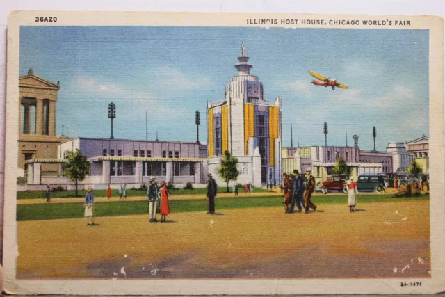 Illinois IL Chicago World's Fair Host House Postcard Old Vintage Card View Post