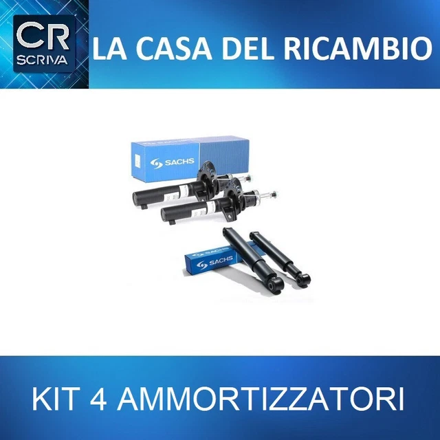 4 Ammortizzatori a Gas SACHS Mercedes-Benz CLASSE A W169 Telaio Standard