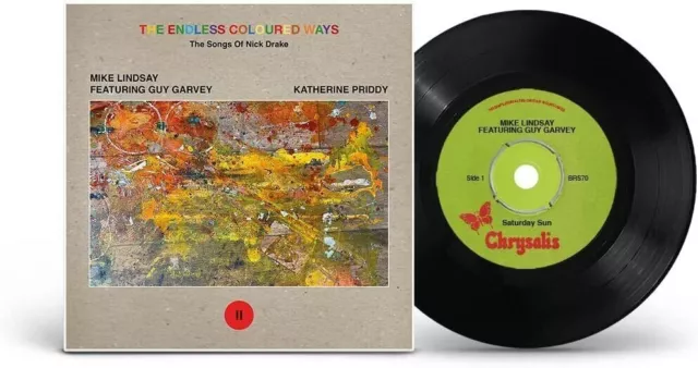 Mike Lindsay feat Guy Garvey Saturday Sun Endless Coloured Ways 7" Single BNAS