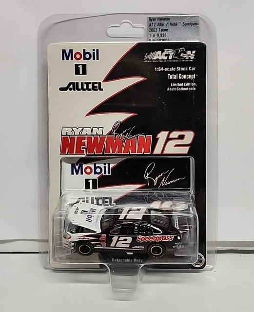 ACTION RACING 2002 Ryan Newman 12 Mobil 1 Speedpass 1 64 Diecast