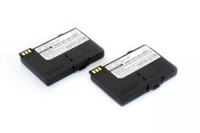 2x BATTERIA 850mAh per Siemens: Gigaset SL1, Gigaset SL100, Gigaset SL150