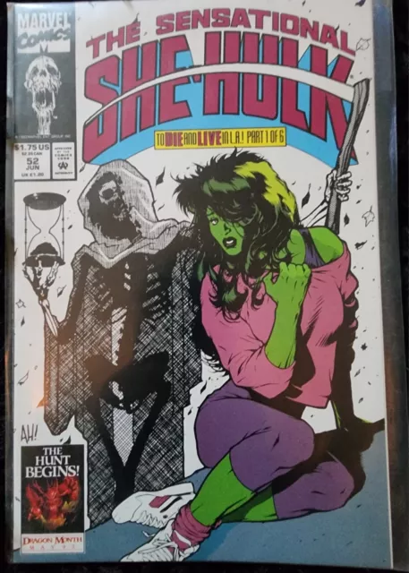 Sensational She-Hulk #52 First Print Marvel Comics (1993) Adam Hughes Cover