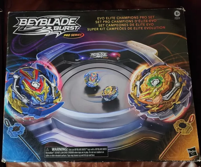 Jogo Pião Beyblade Burst Series - Kit Completo de Batalha com Arena Pro -  F2292 - Hasbro, Branco