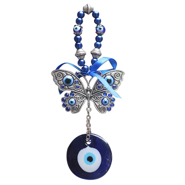 Hililand Porte-Clé Mauvais œil Porte-Clé Bleu Mauvais œil Turc Amulette Hililand Porte-Clé Mauvais œil Porte-Clé Bleu Mauvais œil Turc Amulette