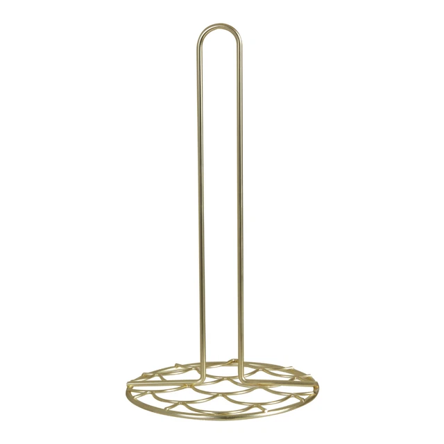 Soporte para rollos de cocina Vertex Deco dorado soporte de almacenamiento de cocina hogar moderno