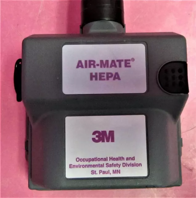 3M Air-Mate HEPA AMH-12U Power Air Purifying Respirator PAPR +Battery & Charger 3