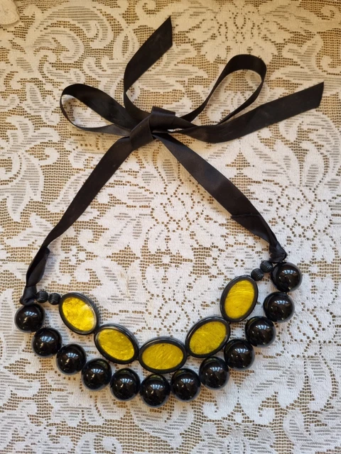 Betty jackson black necklace clearance