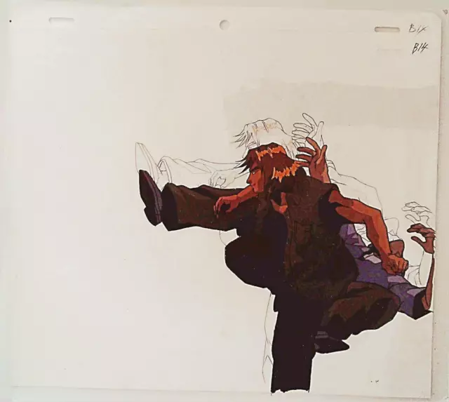 Street Fighter Zero Ryu Anime Production Cels and Matching, Lot #11141