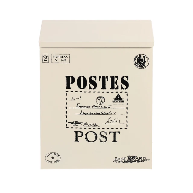 Retro Letter Box Business Drop Slot Box Mailbox Vintage Decor Business Card