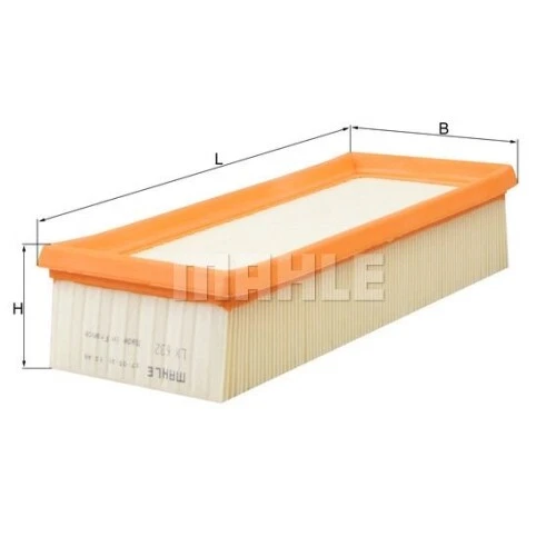 Filtro Aria Mahle LX 632 per Gmc MG Rover