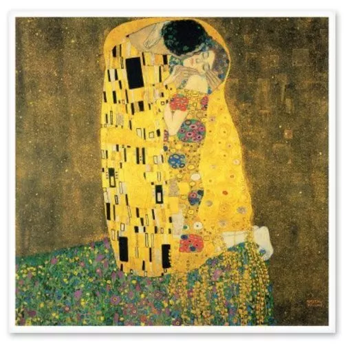 Gustav Klimt The Kiss Painting Car Vinyl Sticker - SELECT SIZE