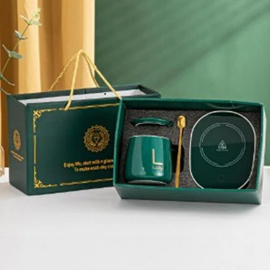 Portable Mug/Cup ＆Heating Coaster Suit UK (55 ℃ thermostatic)