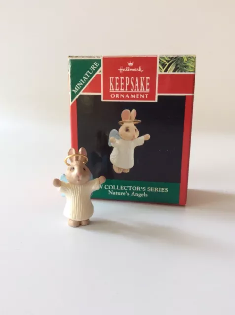 Hallmark Keepsake Miniature Ornaments ~ Natures Angels ~ #1 In Series