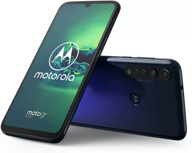 Motorola Moto G8 Plus 64GB - 4GB Ram Blue Android Dual SIM (Unlocked) Smartphone