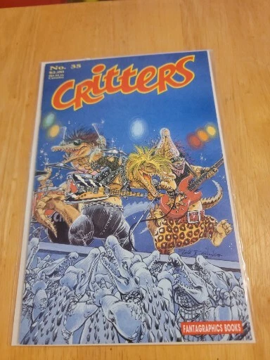 CRITTERS 35 1989 Comic  Fantagraphics Books
