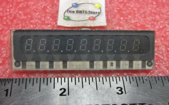 Panaplex ii BR099250M 9-Digit 7-Segment Flat Gas Display Unit - Used Parts Qty 1