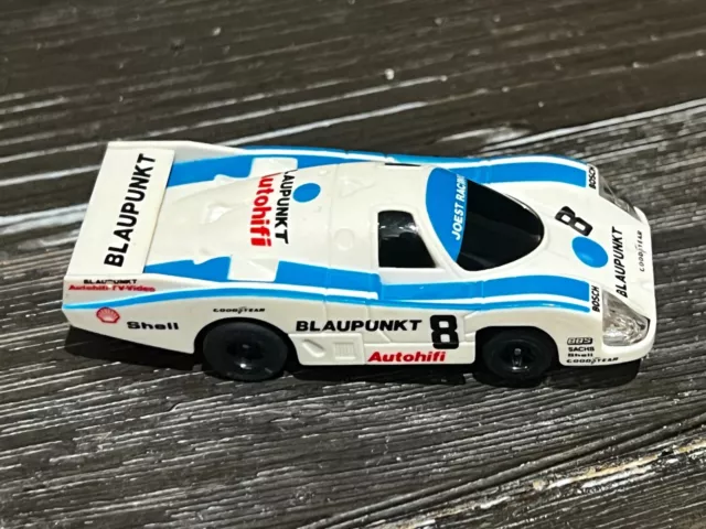 Tomy Afx Lighted Porsche 962 Lm 1988  #8 Blaupunkt Tyco Aurora Ho Slot Car Mint