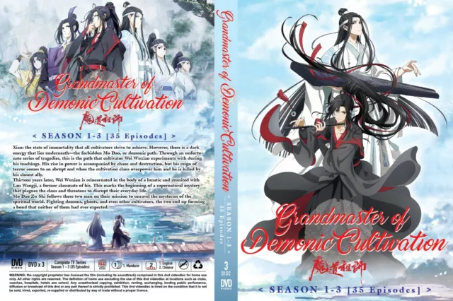 DVD Anime Mo Dao Zu Shi ( 魔道祖师 ) TV Series Season 1+2 (1-23) English  Subtitle