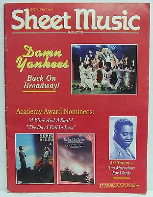 Damn Yankees Sheet Music Magazine Piano Academy Award Nominees July/August 1994!