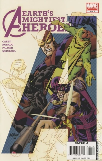 Avengers Earth's Mightiest Heroes #1 VG 2007 Stock Image Low Grade