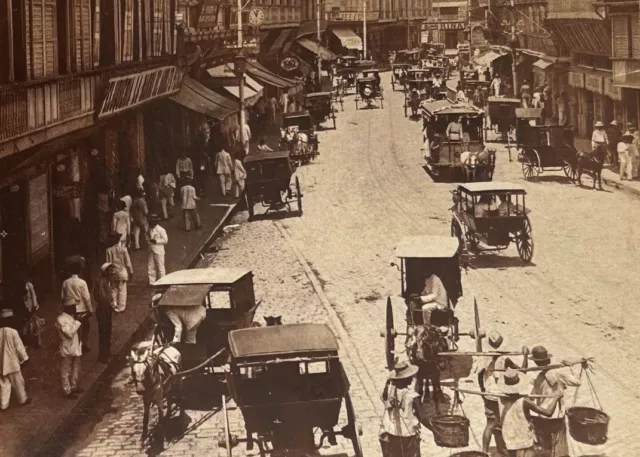 Philippinen Manila 1901 Foto Stereo Vintage P76L2n