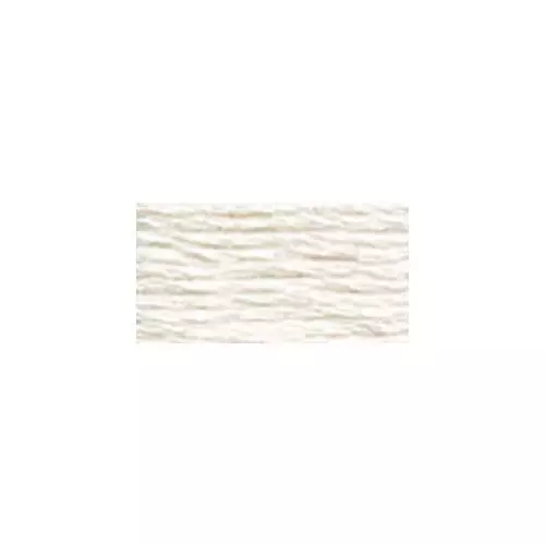 DMC Pearl Cotton Skein Size 5 27.3yd-White, 115 5-BLANC