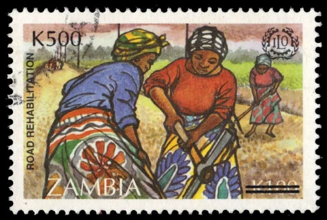 ZAMBIA 781A - International Labor Organization 75th Anniversary (pf95276)