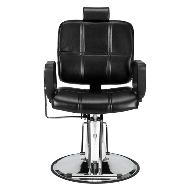 Black Reclining Hair Salon Chair for Women Styling Cutting  Washing