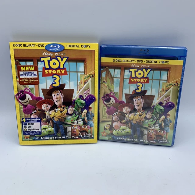 TOY STORY 3 Disney PIXAR (4Disc Bluray/DVD+Digital Copy) BRAND NEW