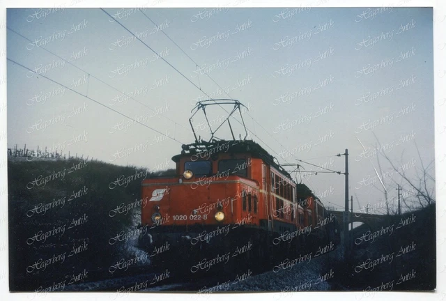 PE Foto Eisenbahn ÖBB BBÖ E-Lok Elektrolok 1020.022-8 vor Guntramsdorf (A643)