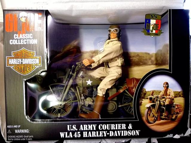 Hasbro Toys GI Joe 12 pouces US Army Courier & WLA 45 moto Harley-Davidson 2