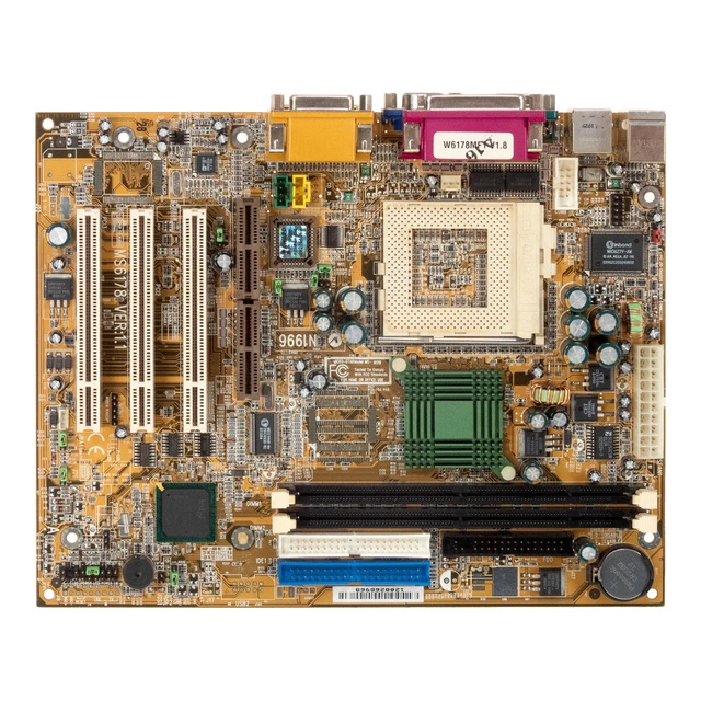 MAINBOARD MICRO-ATX ASUS TUWE-M Socket PGA370 SDRAM PCI CNR £58.21