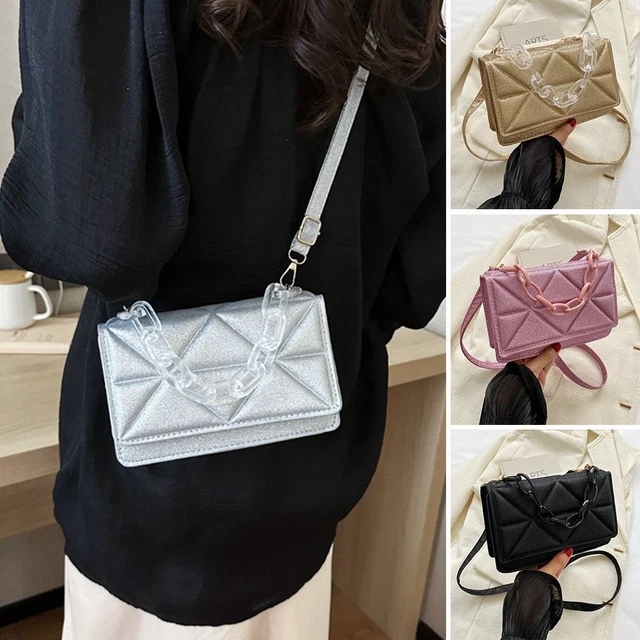 Sac Tote Carré Femme Grande Capacité - Cuir PU élégant - Sac Shopping Bandoulière Réglable