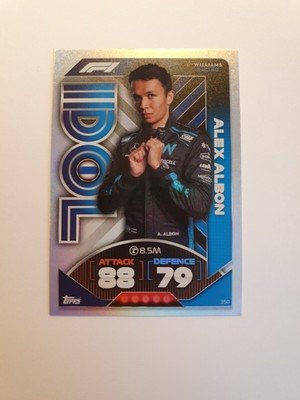 Carte Topps Turbo Attax F1 2024 - Alex Albon Signature Style 69 - Édition UK Verte /499