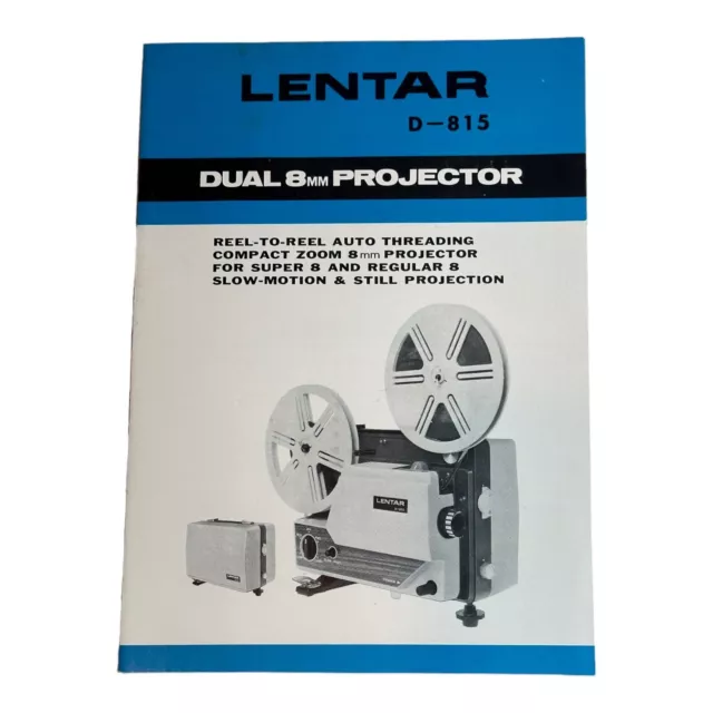 LENTAR DUAL 8MM Projector (Model-934d; No. 46871)Not Tested-AC Cord Not  Included $3.00 - PicClick