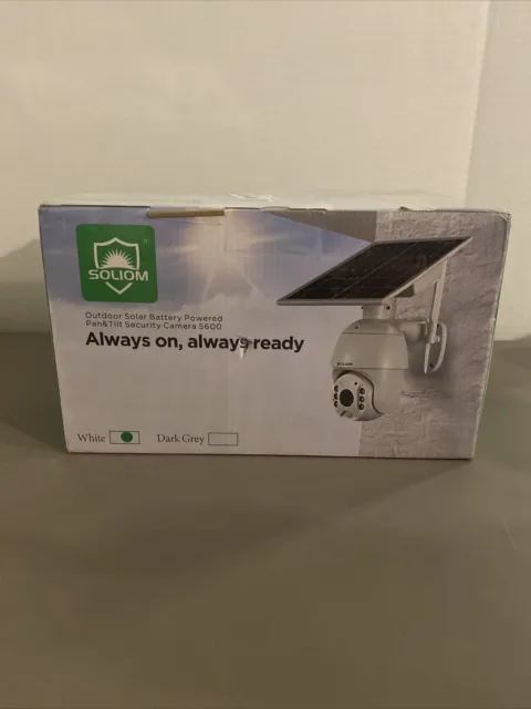 Security Camera Outdoor Solar Powered Cellular Wireless Soliom S600 3G/4G LTE