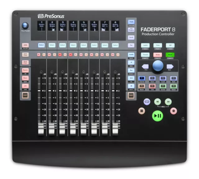 Controller Super DAW per studio e produzione con fader motore 10 mm di PreSonus