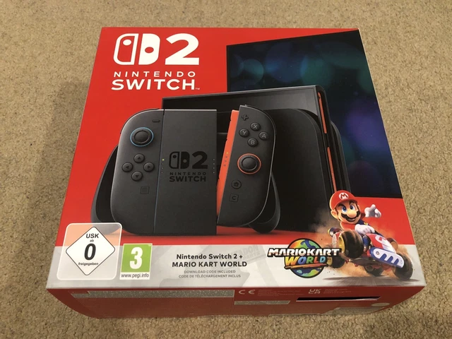NINTENDO SWITCH 2 - Mario Kart World Bundle - Brand New & Sealed £452. ...