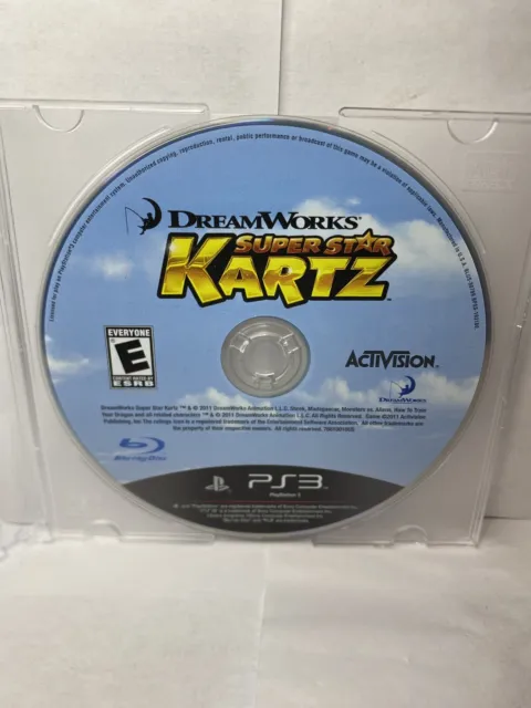 Super Star Kartz Dreamworks PS3 Playstation Tested Works
