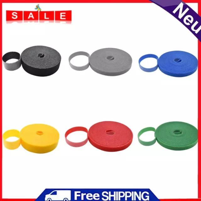 Reusable Self Adhesive Fastener Tape for Cable Loops Line Wire Organizer Strap