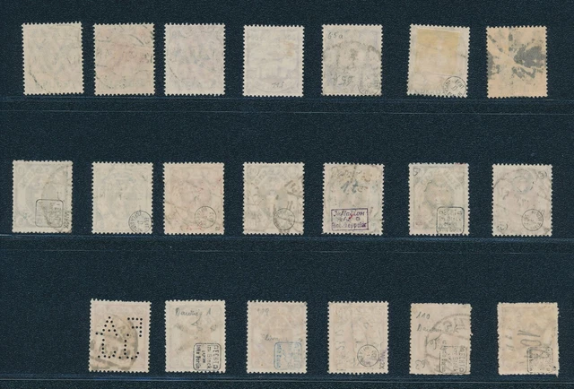 Briefmarken-Danzig 1921, Lot aus 20 gestempelten Werten in guter Erhaltung 2