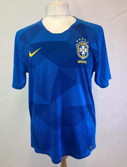 Nike Brazil CBF Away Jersey 2014 2015 Short Sleeve Shirt - Size XL