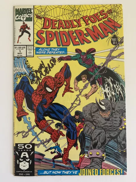 Deadly Foes Of Spider-Man #1 9.0 Vf/Nm 1991 1St Print Marvel Comics