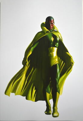 VISION Poster Alex Ross Art Marvel Avengers